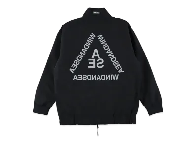 WIND AND SEA Triangle Nylon Track Jacket "Black"
