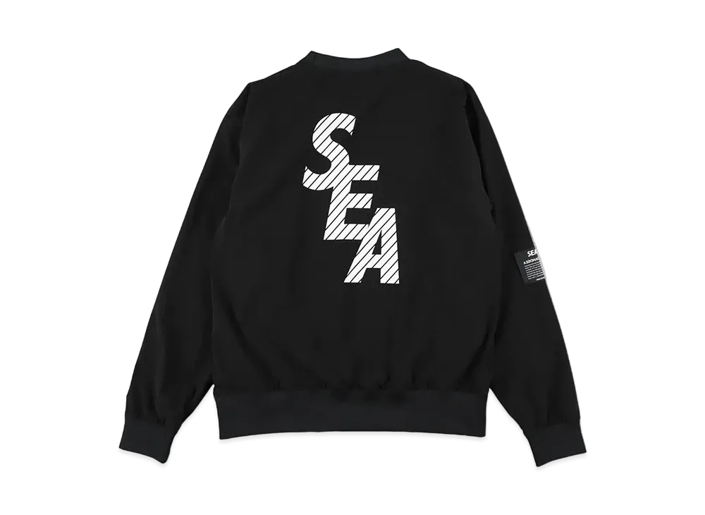 WIND AND SEA S_E_A Piste Crew Neck "Black"
