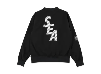 WIND AND SEA S_E_A Piste Crew Neck "Black"