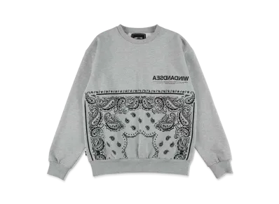 WIND AND SEA Paisley Crew Neck "Gray"