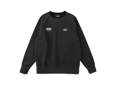 WIND AND SEA WDS-ES Polartech Fleece Raglan Crew Neck "Black"
