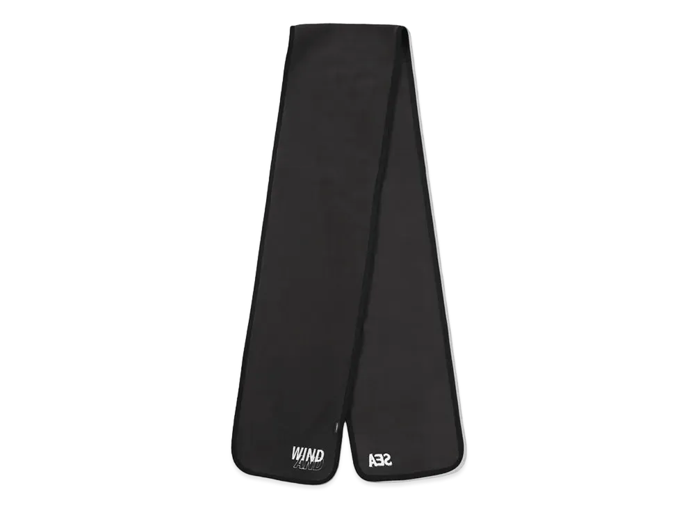 WIND AND SEA WDS-ES Polartech Fleece Scarf "Black"