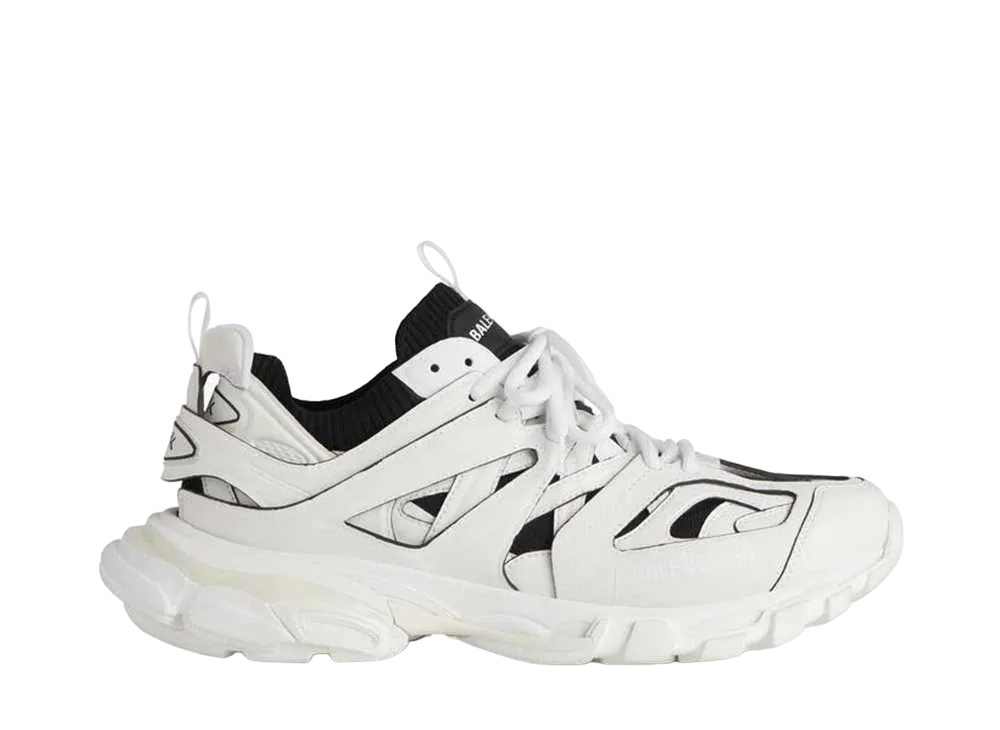 バレンシアガ ウィメンズ トラック ソックス スニーカー "ホワイト/ブラック"