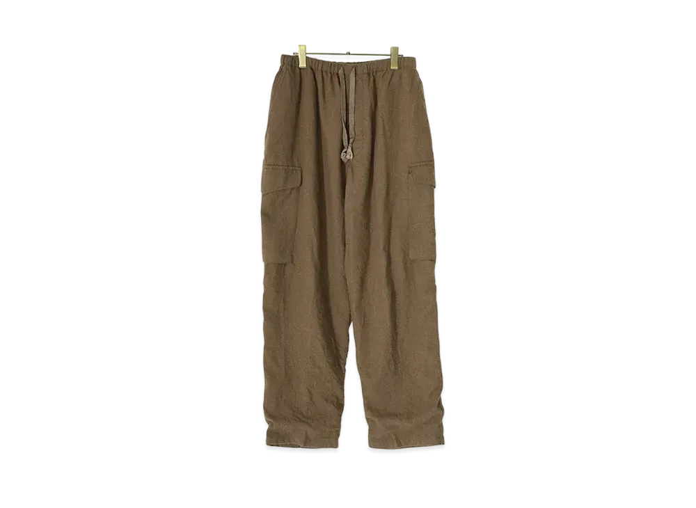 COMOLI Full-Length Wool 6P Pants "Khaki"