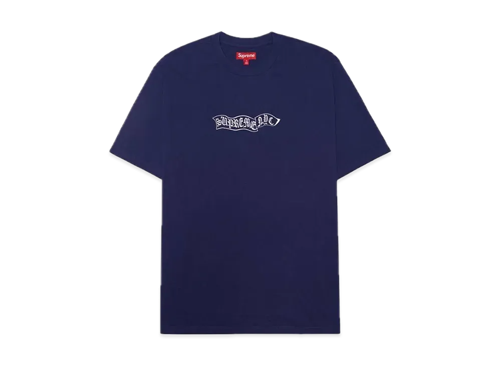 Supreme Banner S/S Top "Dark Royal"
