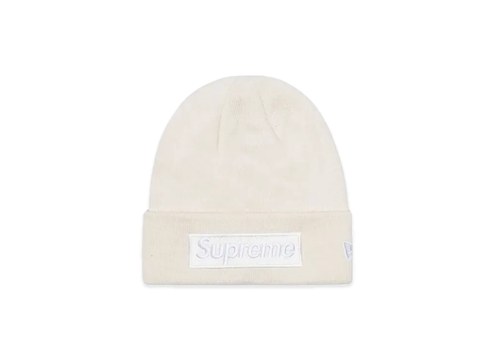 Supreme Box Logo Beanie "Ivory" (18FW)