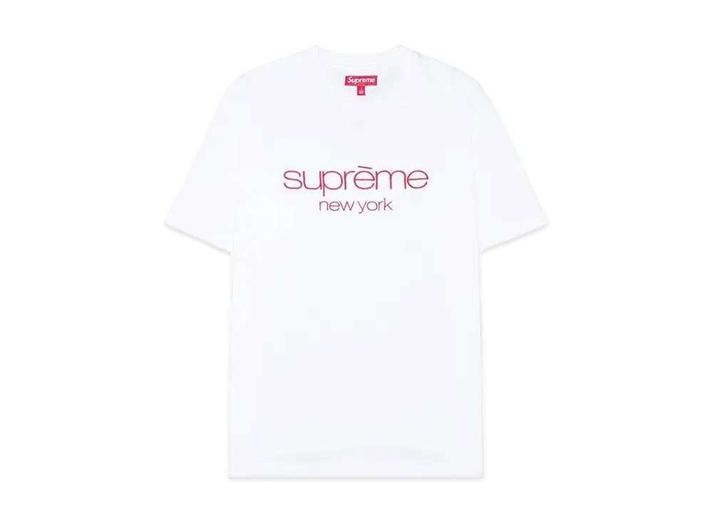 Supreme Classic Logo S/S Top "White"