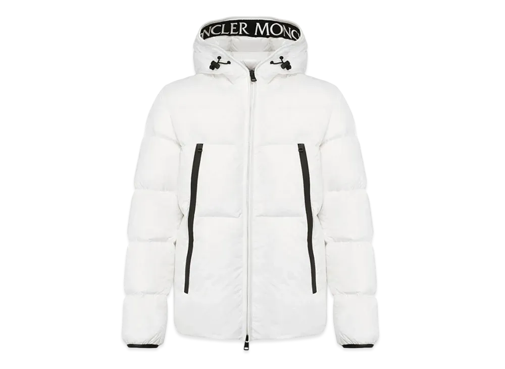 モンクレール モンクラ ナイロン ダウンジャケット "ホワイト"