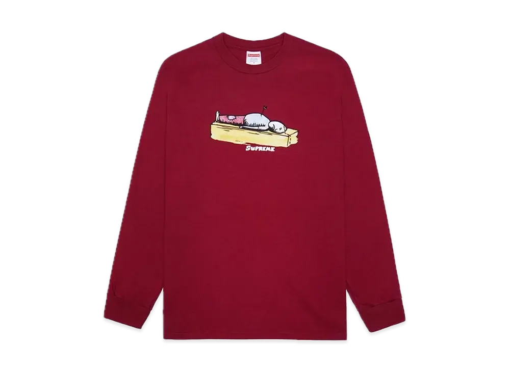 Supreme Neil Blender Arrow L/S Tee "Cardinal"