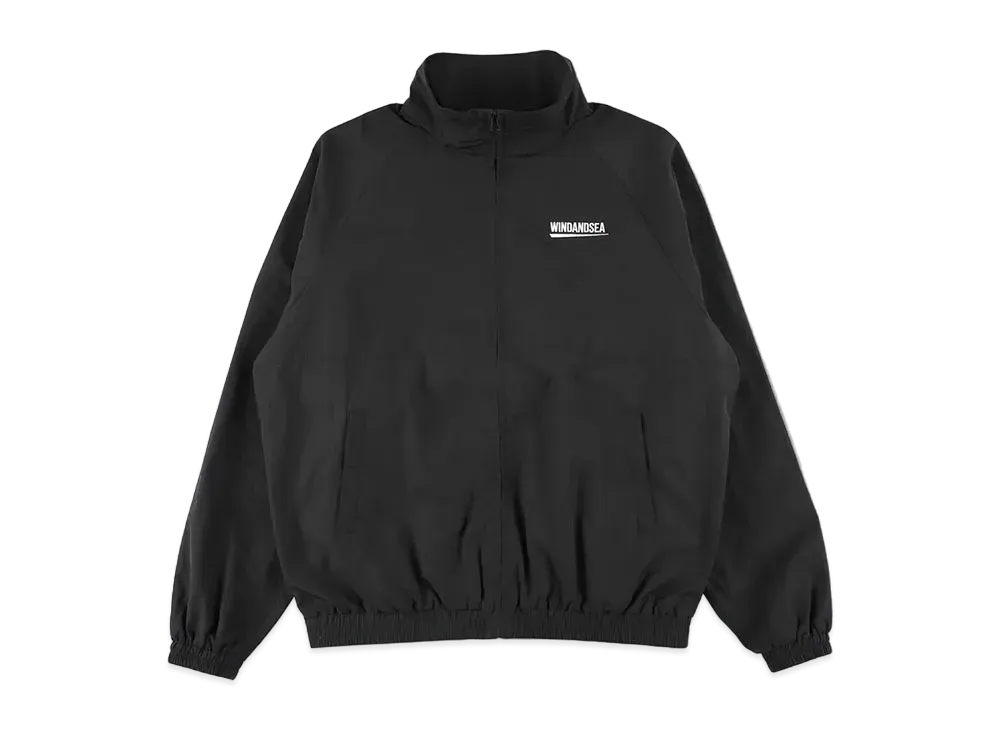 WIND AND SEA Fishnet Recycled Nylon Track Jacket "Black"