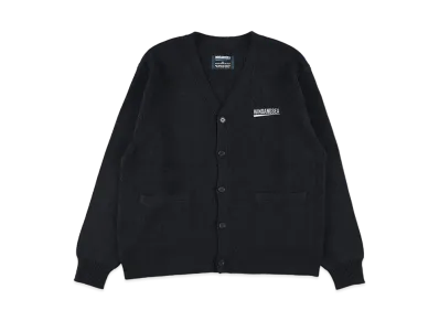 WIND AND SEA Fishnet Recycled Nylon Knit Cardigan "Black"