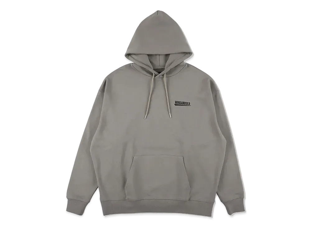 WIND AND SEA Fishnet Recycled Nylon Pocket Hoodie "Sand Gray"