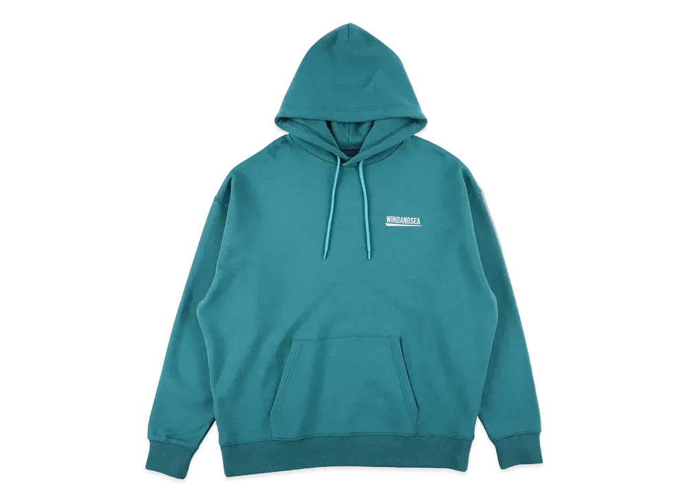 WIND AND SEA Fishnet Recycled Nylon Pocket Hoodie "Sea Foam"