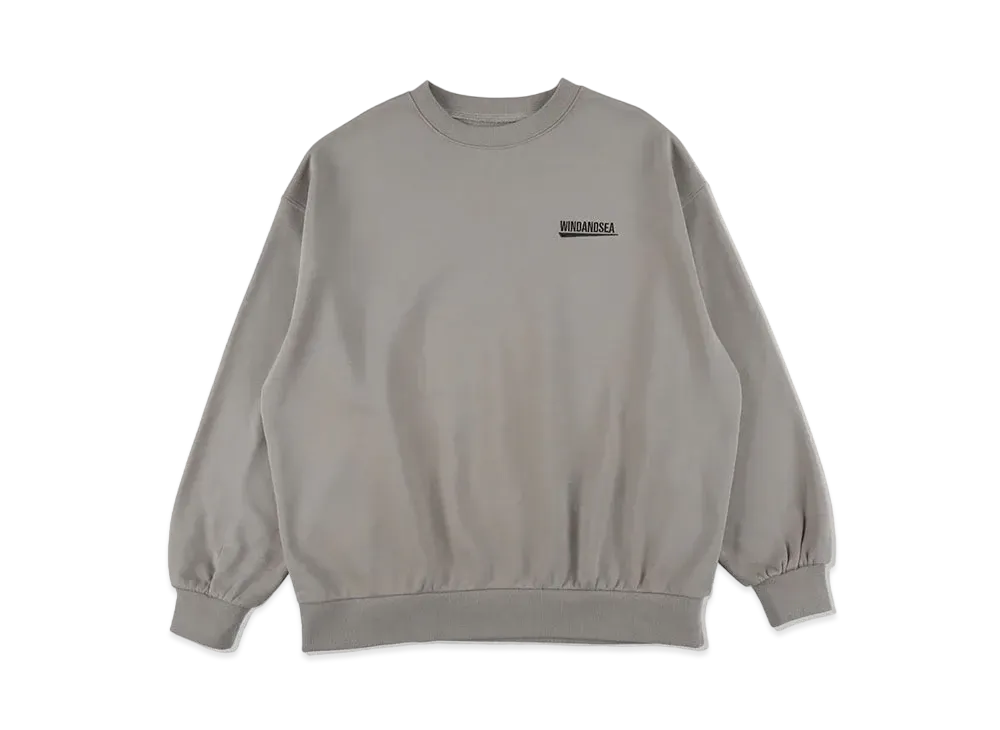 WIND AND SEA Fishnet Recycled Nylon Crew Neck "Sand Gray"