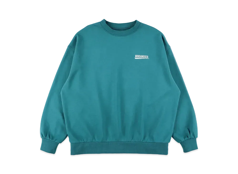 WIND AND SEA Fishnet Recycled Nylon Crew Neck "Sea Foam"