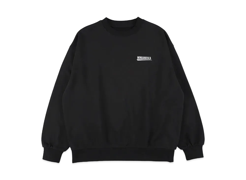 WIND AND SEA Fishnet Recycled Nylon Crew Neck "Black"