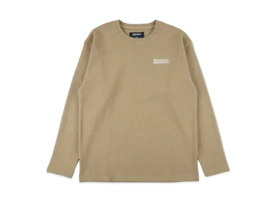 WIND AND SEA Fishnet Recycled Nylon Tharmal L/S T Shirt "Sand Gray"