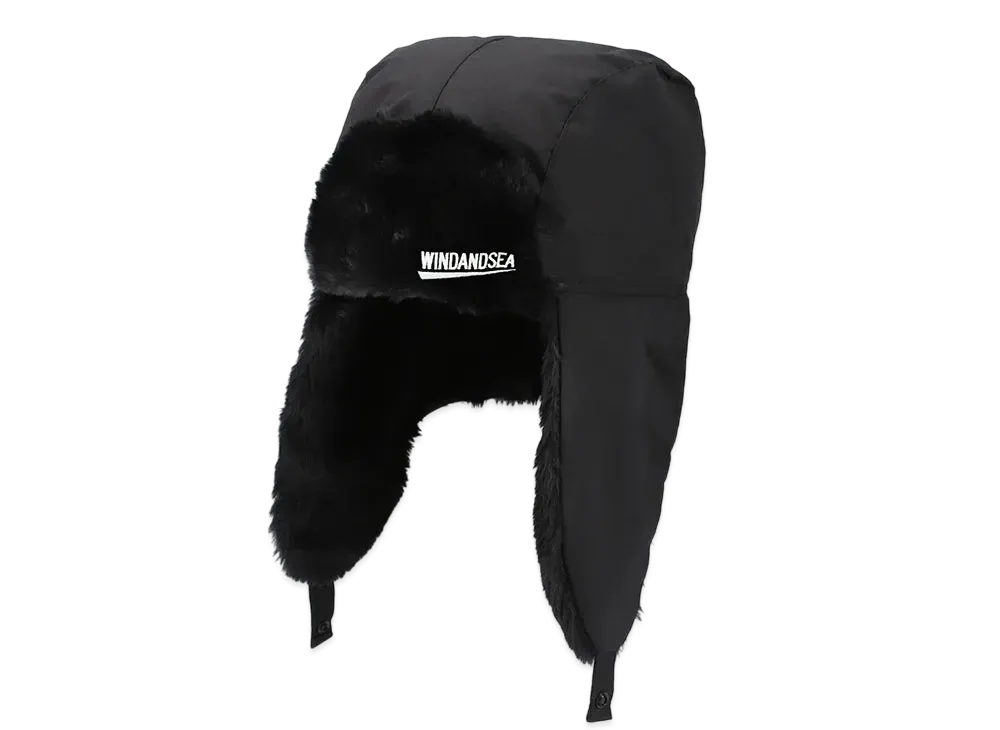 WIND AND SEA Fishnet Recycled Nylon Fright Cap "Black"