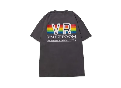 VAULTROOM Retro Logo Tee "Charcoal"