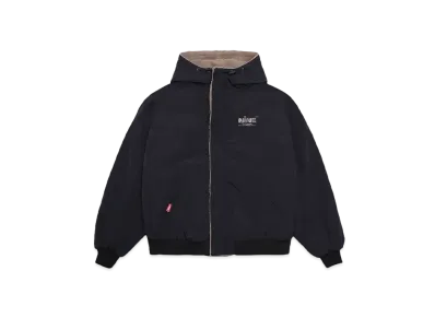 9090 Boa & Nylon Reversible Puffer Jacket "Black&Moca"