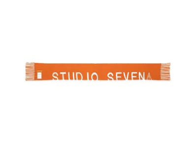 STUDIO SEVEN Knit Scarf "ORANGE"