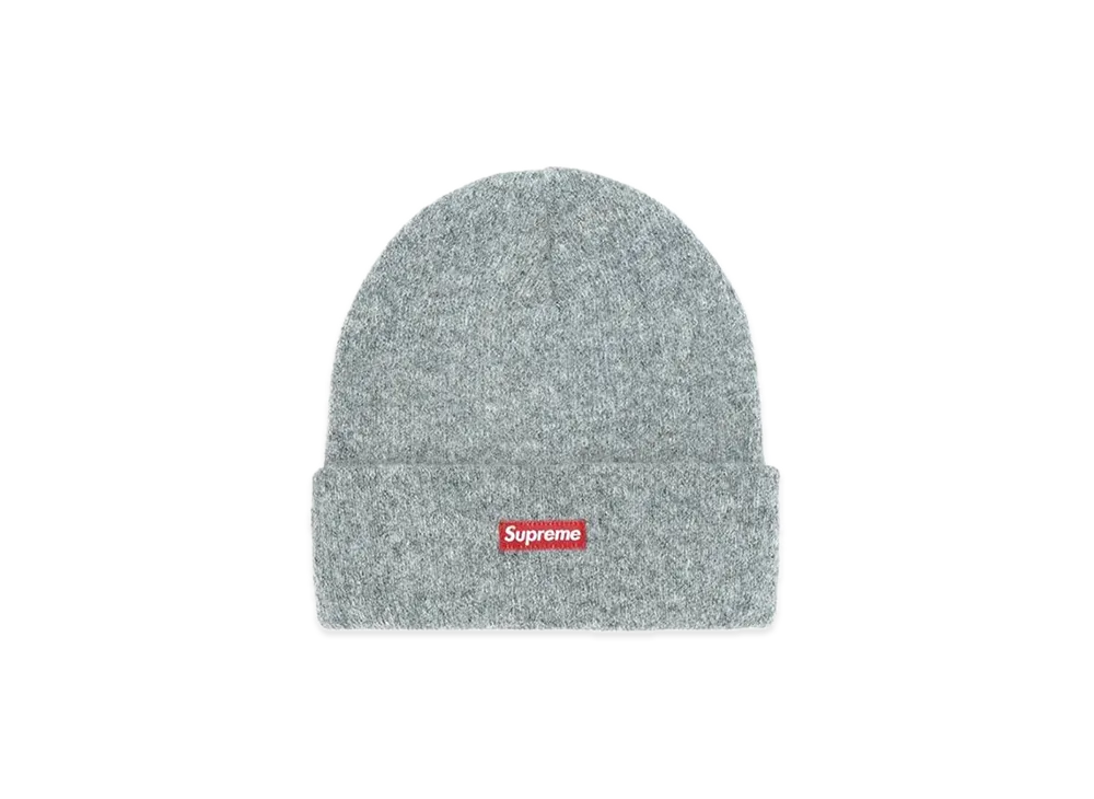 Supreme Mohair Beanie "Heather Grey" (23FW)