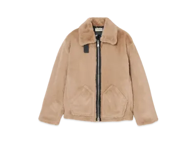 FORSOMEONE B6 FUR JACKET "BEIGE"