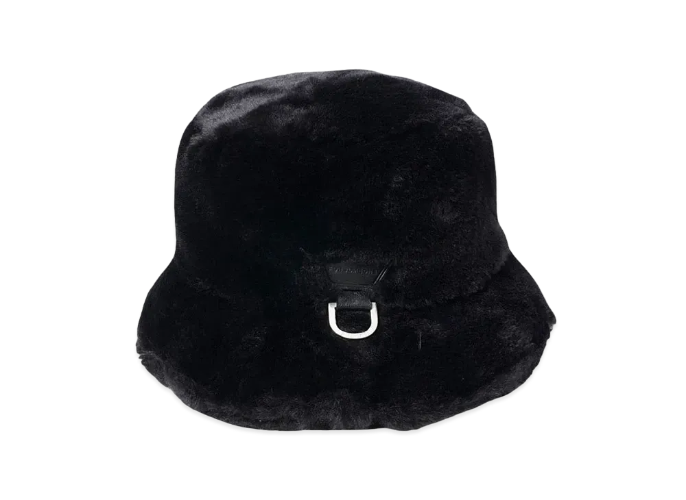 FORSOMEONE FUR BUCKET HAT "BLACK"