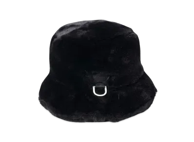 FORSOMEONE FUR BUCKET HAT "BLACK"