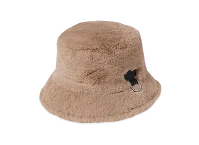 FORSOMEONE FUR BUCKET HAT "BEIGE"