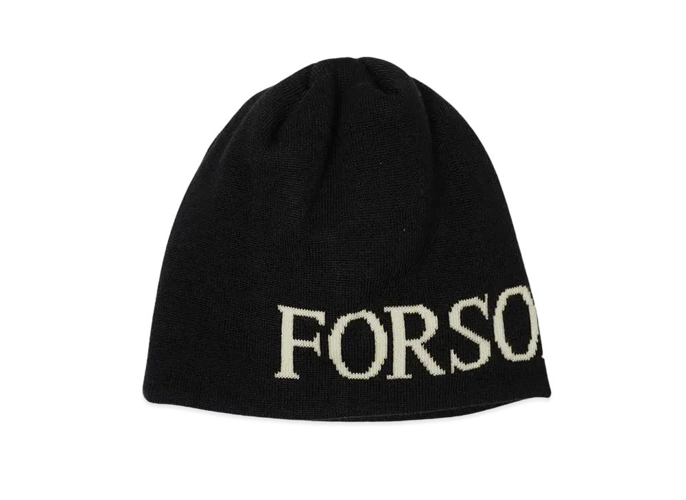 FORSOMEONE SKI KNIT BEANIE "BLACK"