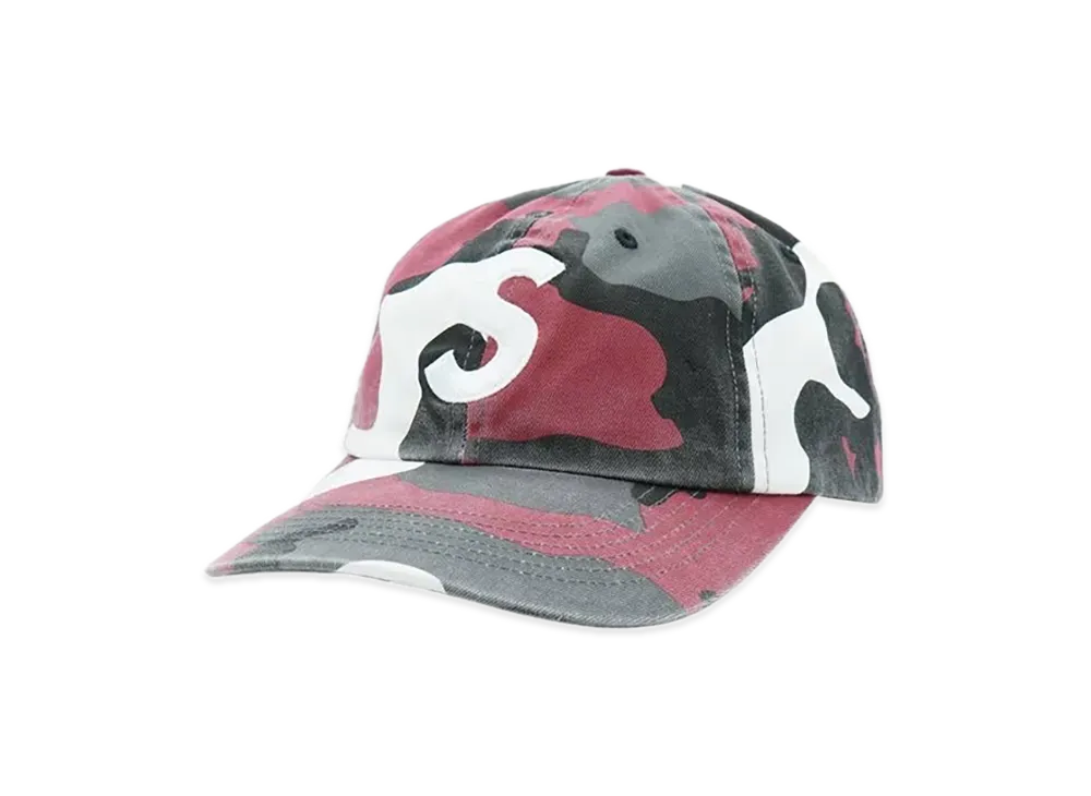 Supreme Pigment Print S Logo 6-Panel "Red Camo"
