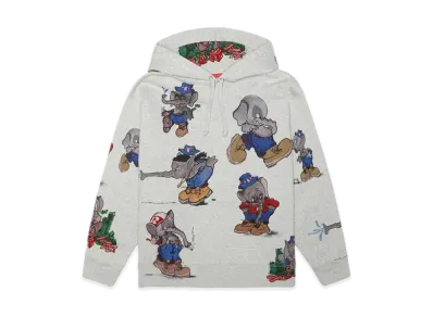 Supreme Elephant Hooded Sweatshirt "Heather Grey"