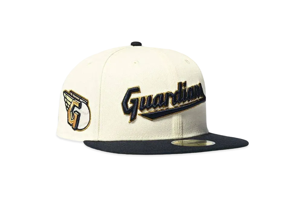 NEW ERA CLEVELAND GUARDIANS 59FIFTY "CHROME x NAVY x GREEN"