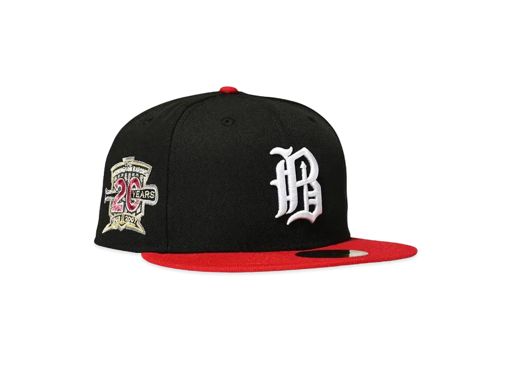 NEW ERA BIRMINGHAM BARONS 20 YEARS 59FIFTY "BLACK x RED x KELLY"