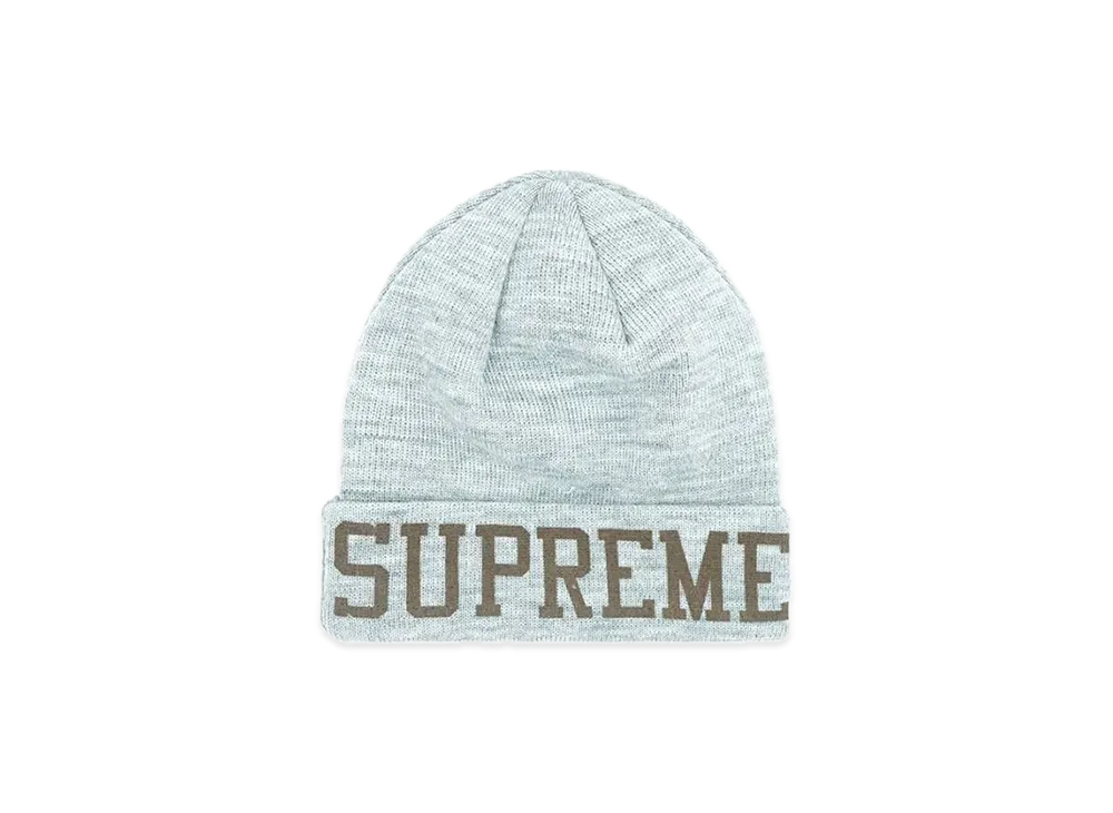 Supreme New Era Varsity Beanie "Heather Grey"