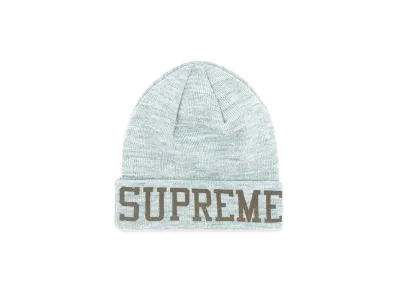 Supreme New Era Varsity Beanie "Heather Grey"