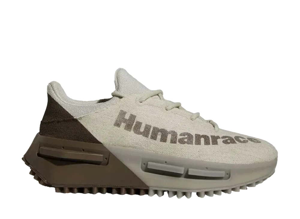 Pharrell Williams × adidas NMD S1 MAHBS "Alumina/Light Brown/Earth Straighter"