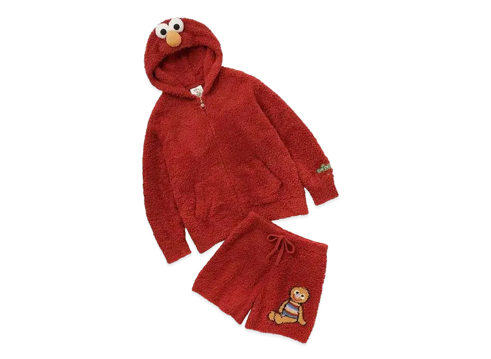 GELATO PIQUE x Sesame Street Elmo Parka & Shorts Set "Red"