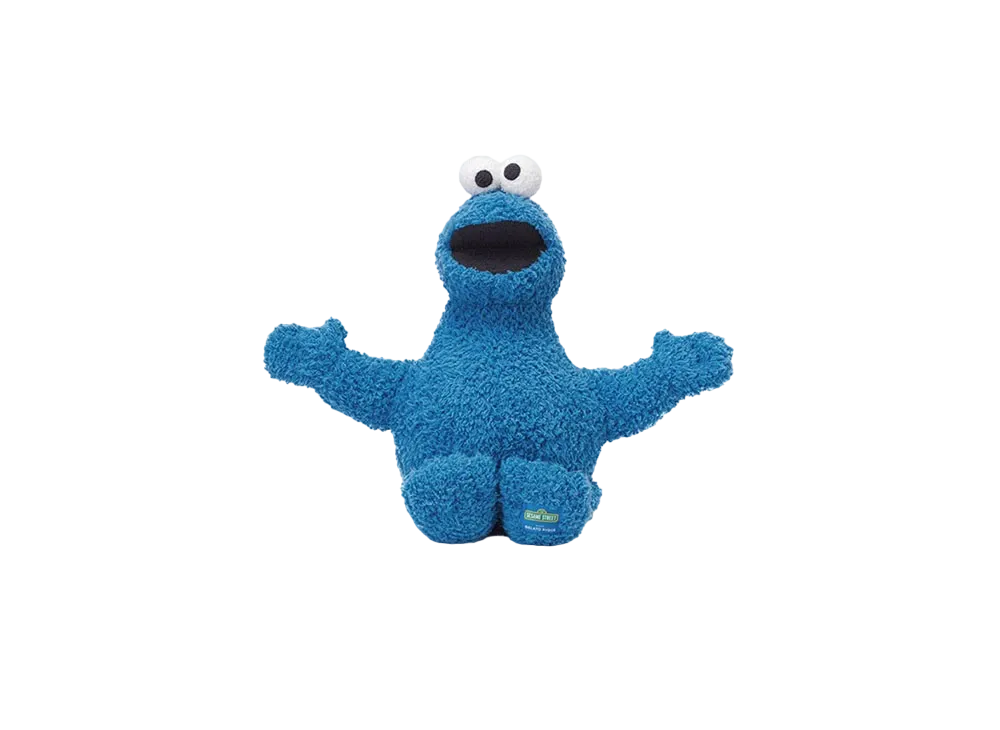GELATO PIQUE x Sesame Street Cookie Monster Stuffed Toy "Blue"