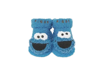 GELATO PIQUE x Sesame Street Baby Cookie Monster Socks "Blue"