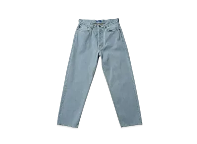 LFYT 5 POCKET WASHED DENIM PANTS BAGGIE FIT "LIGHT BLUE"