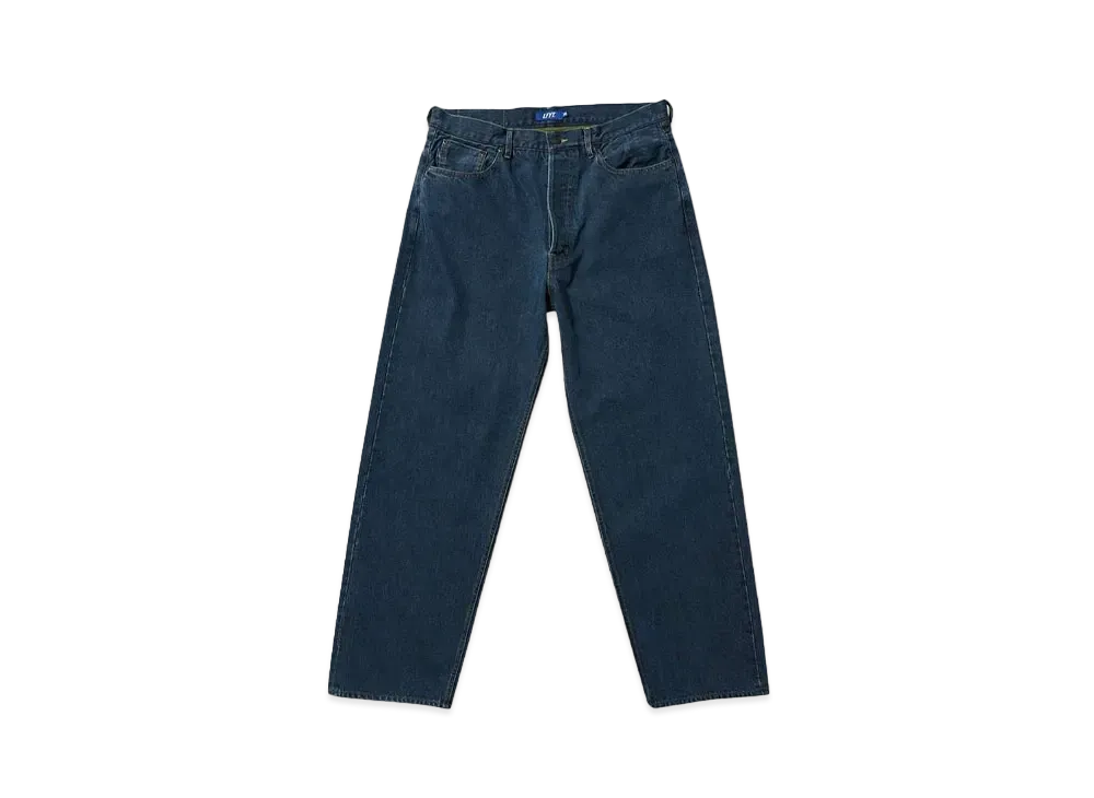 LFYT 5 POCKET WASHED DENIM PANTS BAGGIE FIT "BLUE"