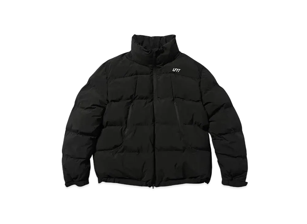LFYT X-TREAM LOGO PUFFER JACKET "BLACK"
