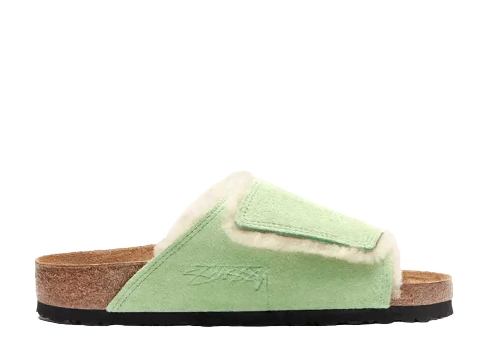 Stussy × BIRKENSTOCK Solana "Washed Green"