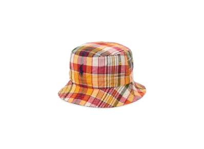 Polo Ralph Lauren for BEAMS Hat "Yellow Red/Red Blue" ※Reversible