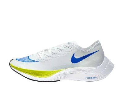 Nike ZoomX Vaporfly Next% "White/Cyber/Black/Racer Blue"