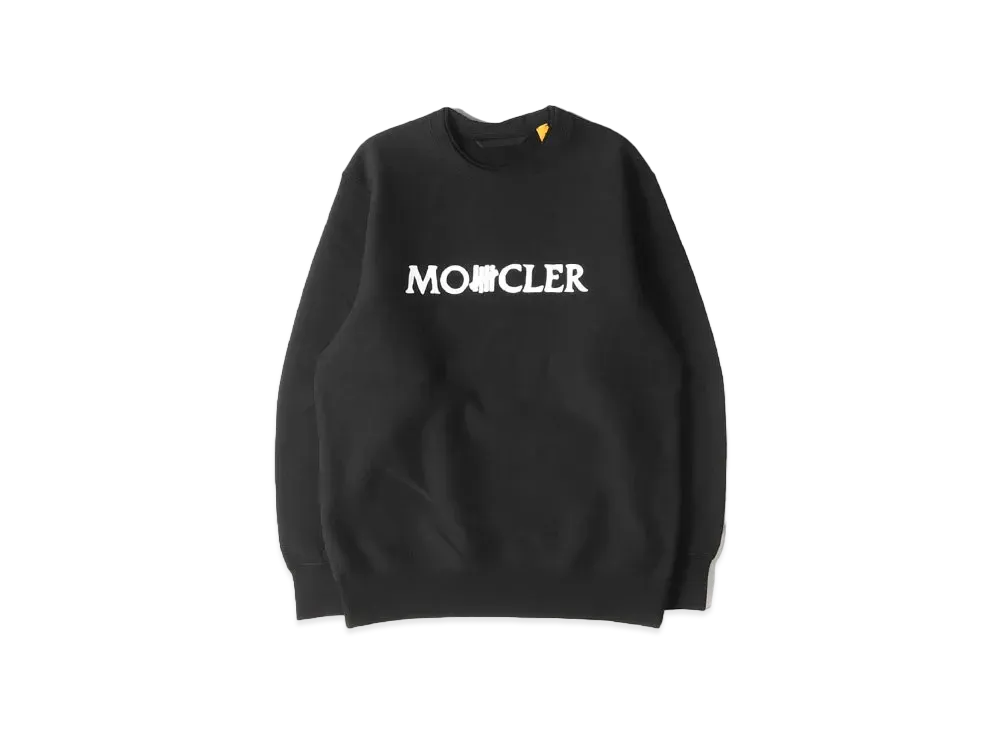 MONCLER Genius x UNDEFEATED Logo Crew Neck Sweat "Black"