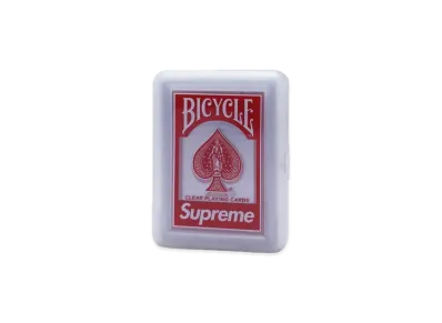 Supreme Bicycle® Clear Playing Cards "Red"