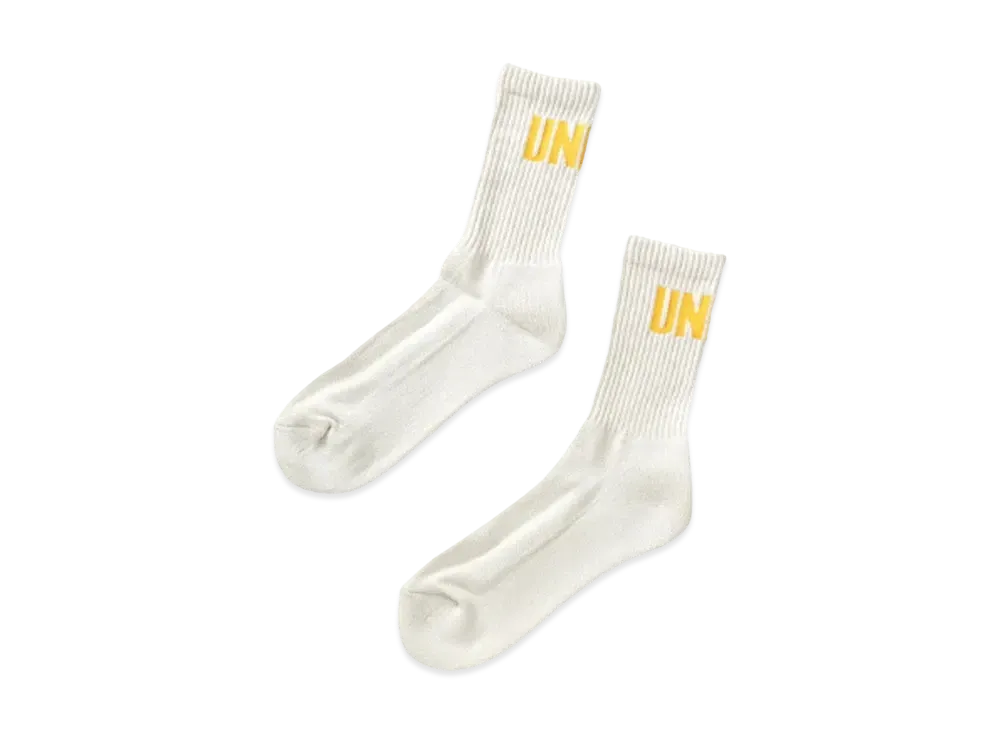 UNION Crew Socks "White "
